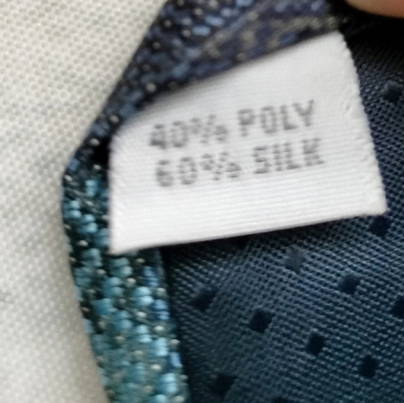 PRONTO UOMO Men's Slim Silk Blend Blue Gray Plaid Zig Zag Tie Necktie T - Picture 3 of 9